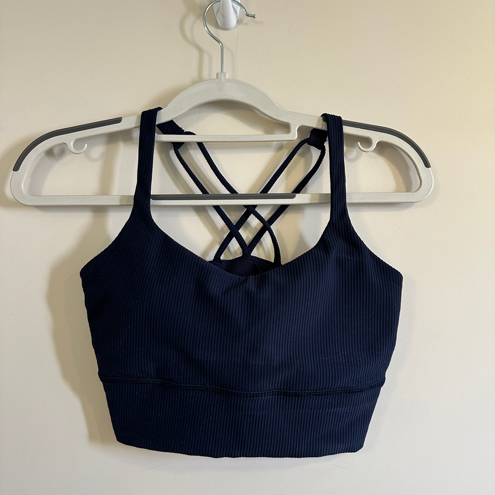 Lululemon navy sports bra size 6